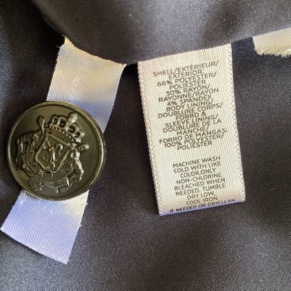 Ann Taylor LOFT Double Breasted Navy Blazer Size 0. - Picture 7 of 7